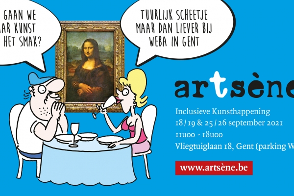 2021-ArtsÃ¨ne, kunsthappening in de leegstaande gebouwen van Weba, Gent